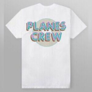 NWT Paper Planes Unisex White Tee Shirt Hit Record New Release - Size Medium